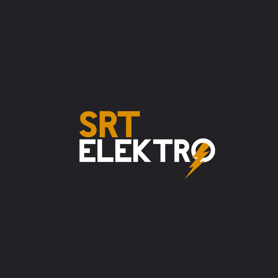 SRT ELEKTRO logotipa skices