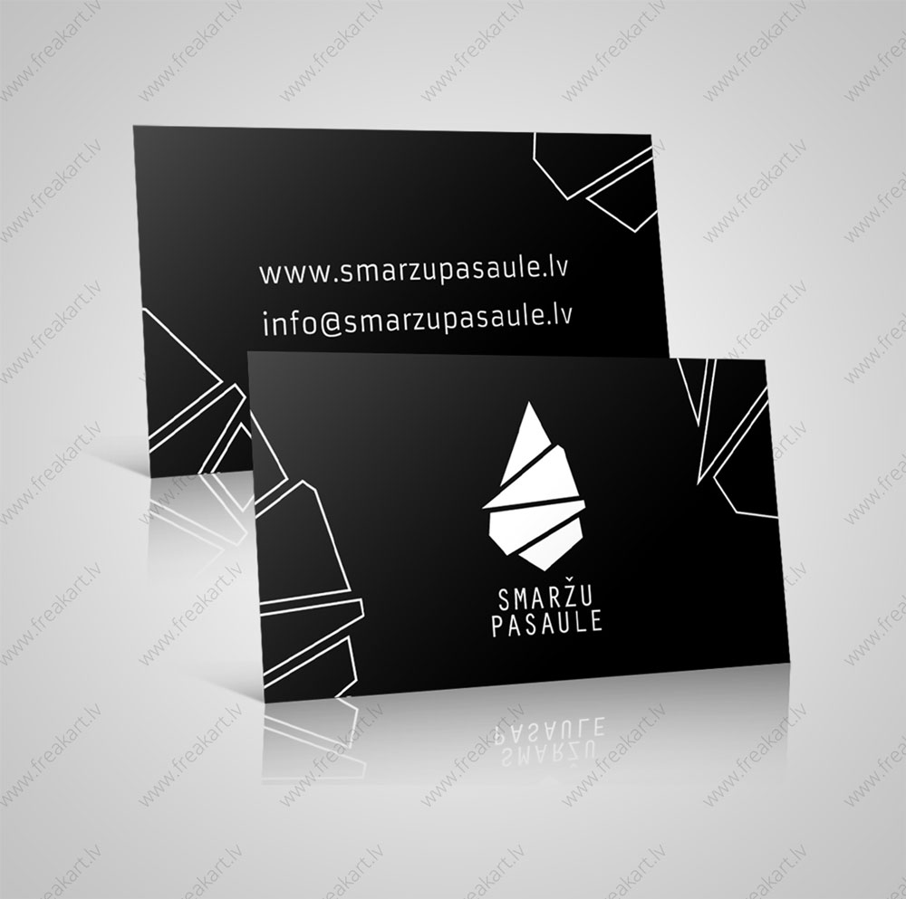 Smaržu Pasaule business card design