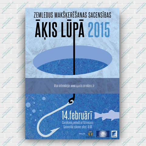 “Āķis lūpā 2015” plakāta dizains