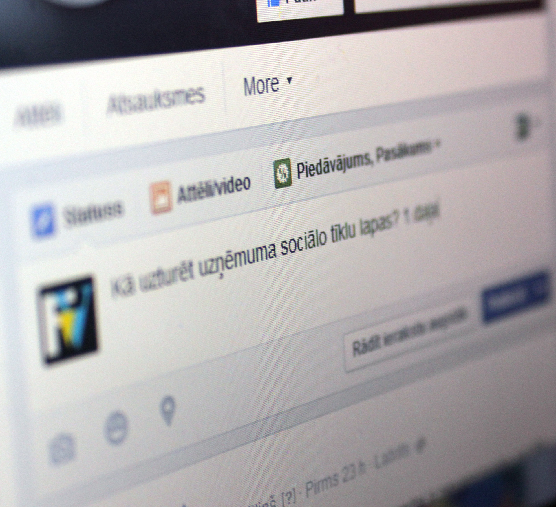 Kā uzturēt uzņēmuma sociālo tīklu lapas? 1.daļa