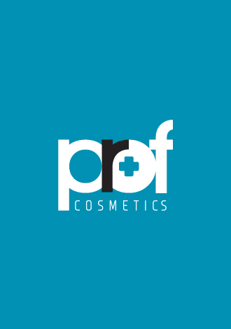 PROF Cosmetics logotipa dizains