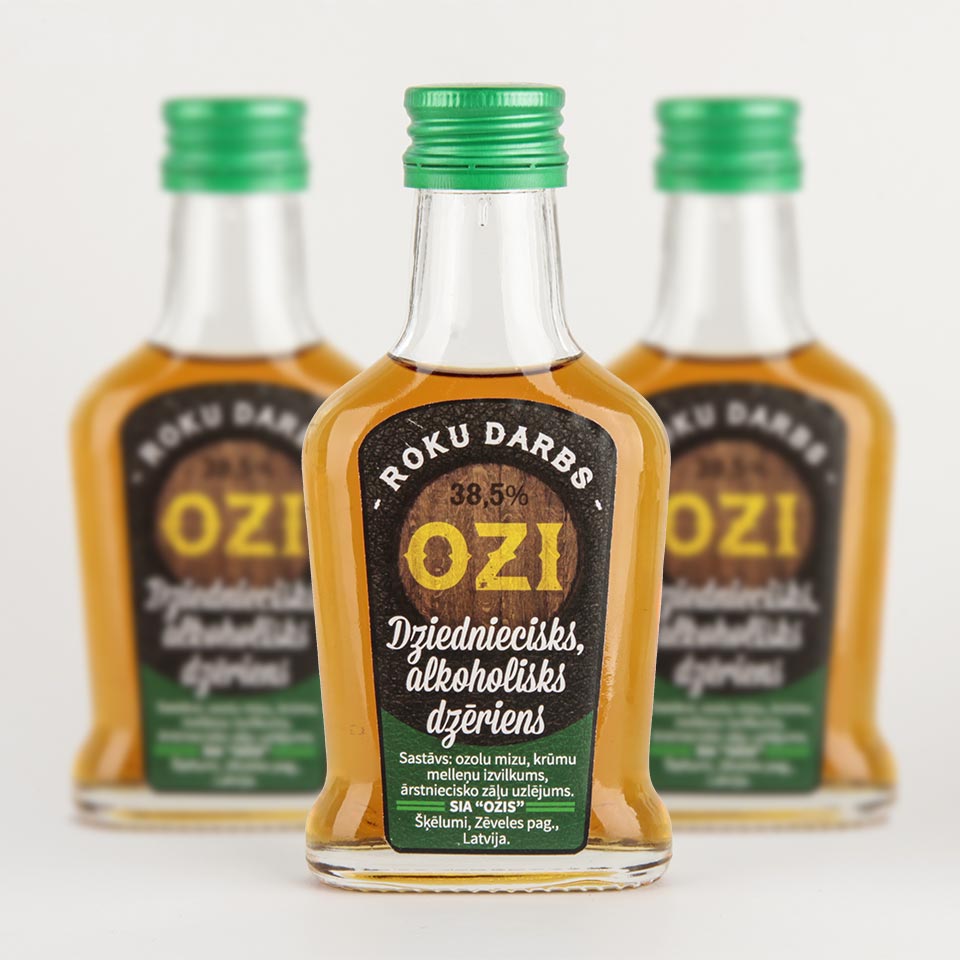OZI label design