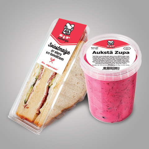 ZIF culinary packaging design