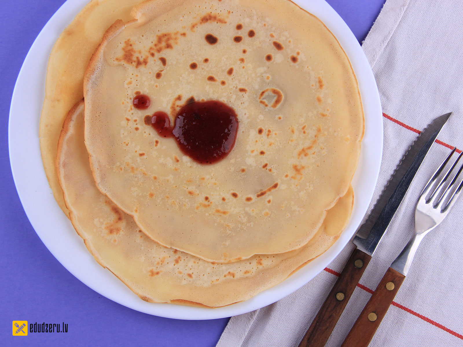 Gluten free pancakes produktu fotogrāfija