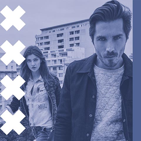X-JEANS bukleta dizains