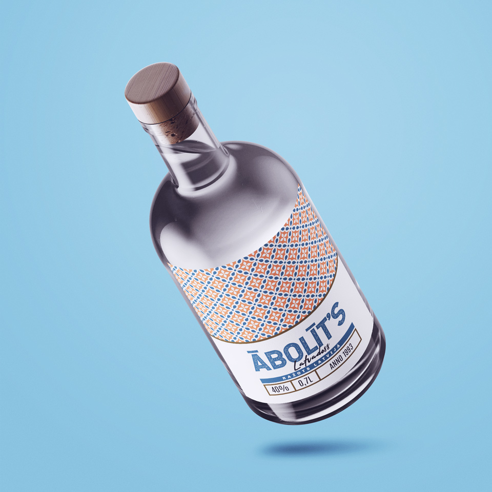 Abolīt’s destilāta etiķetes dizains