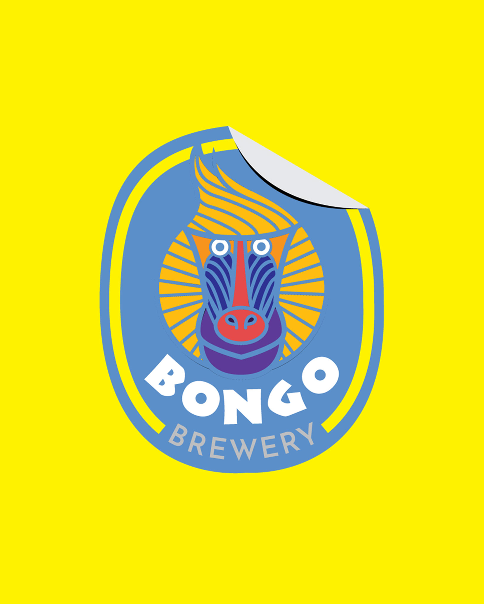 Bongo brewery logotipa dizains
